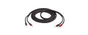 Luidsprekerkabel afgemonteerd
