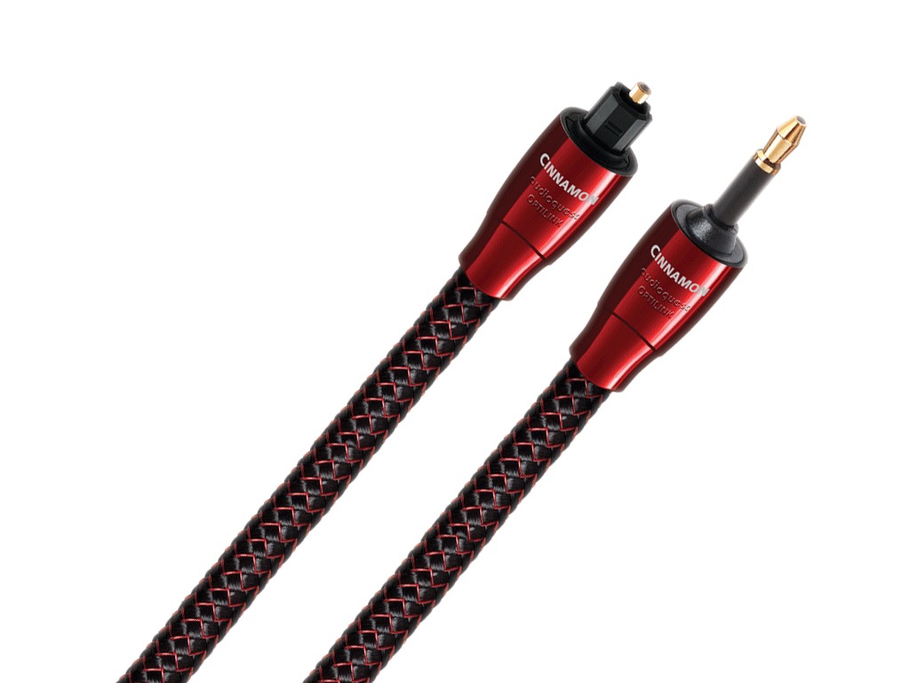 AudioQuest Cinnamon Optical Optische kabel (Toslink) Full - 3.5mm Plug 12 meter afbeelding