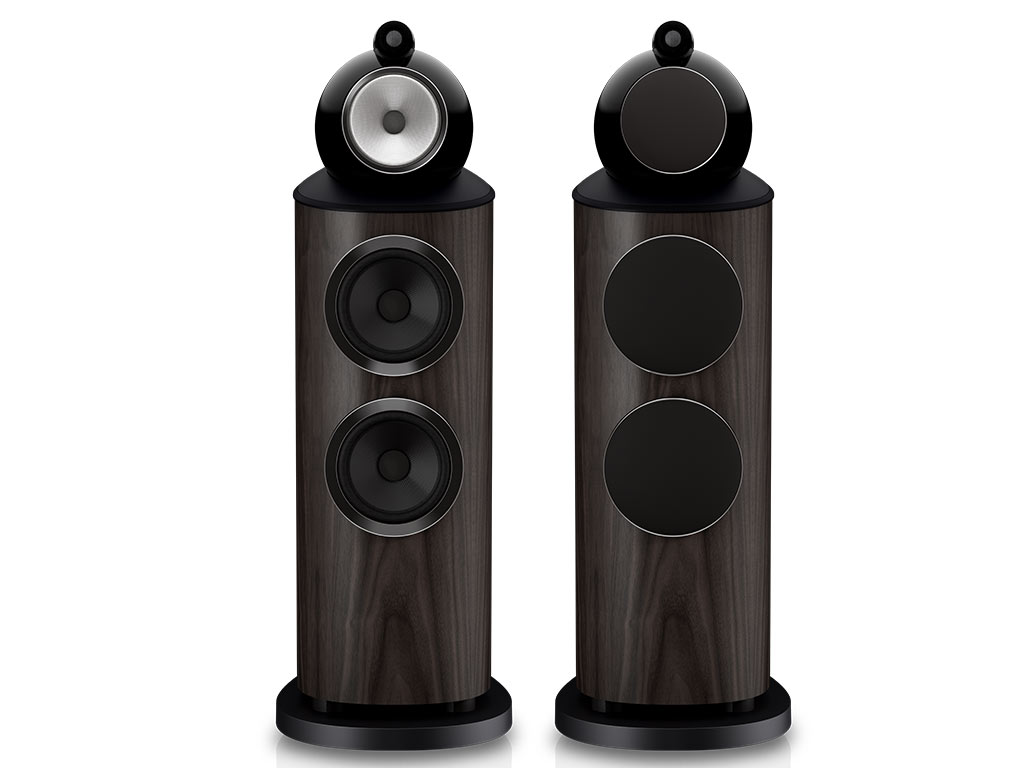 Bowers & Wilkins 802 D5 vloerstaande luidspreker donker walnoot
