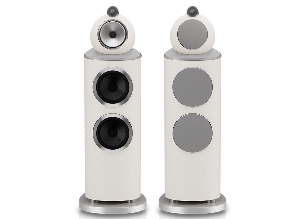 Bowers & Wilkins 802 D5 vloerstaande luidspreker warm wit
