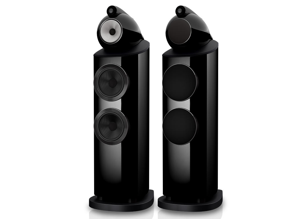 Bowers & Wilkins 803 D5 vloerstaande luidspreker stealth zwart