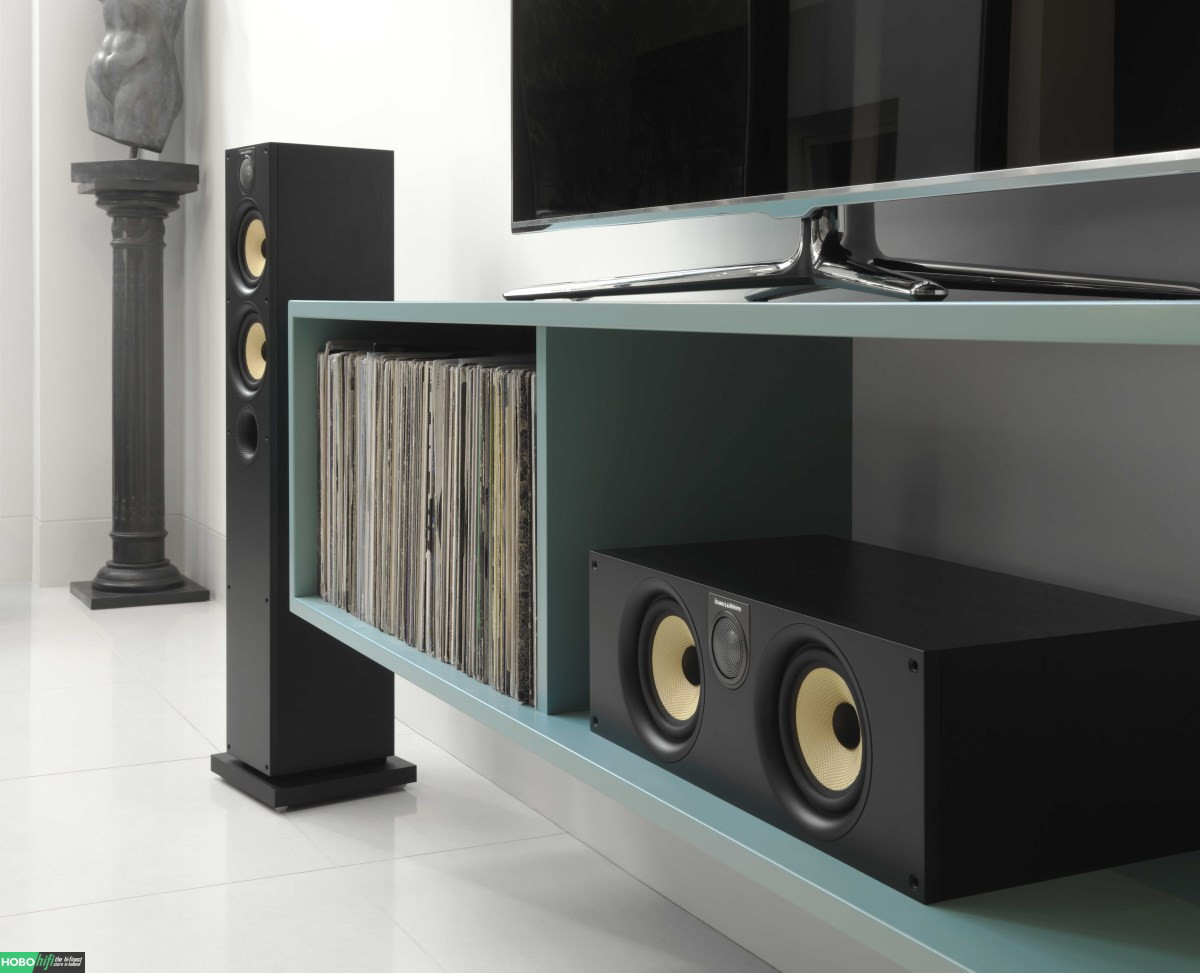Bowers & Wilkins 684 S2 zwart vloerstaande luidspreker HOBO hifi