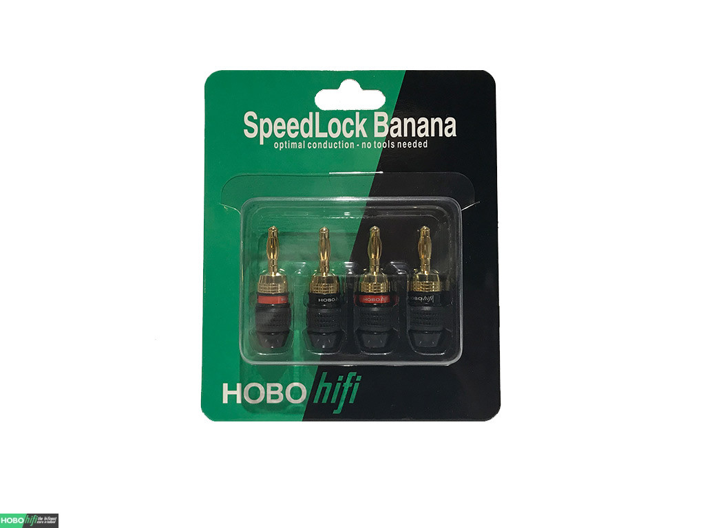 HOBO hifi SpeedLock Banana banaanstekkers HOBO hifi