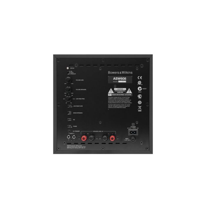 Bowers & Wilkins ASW608 subwoofer zwart mat subwoofer