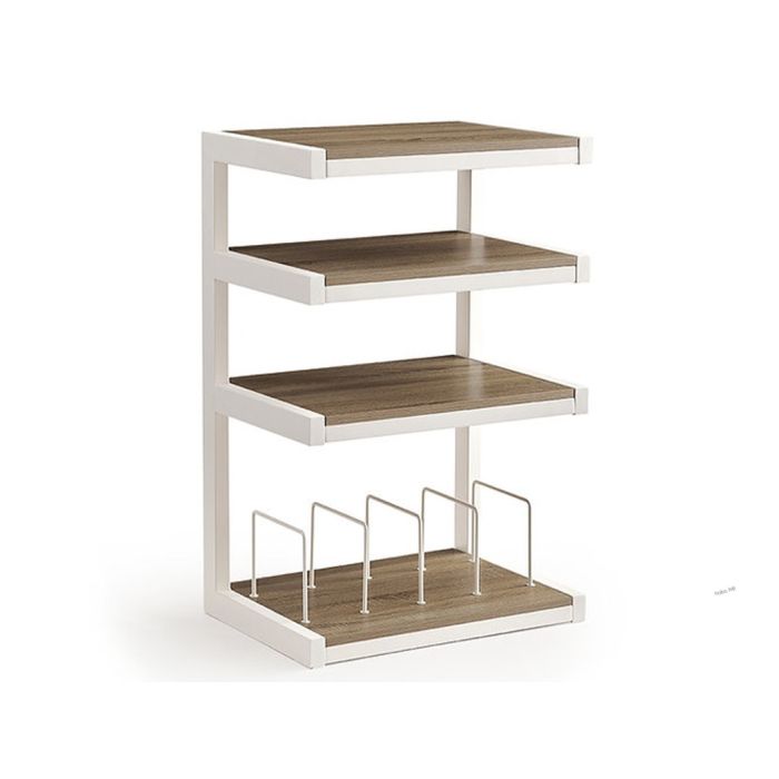 Norstone Esse Hifi Vinyl audio meubel wit eiken