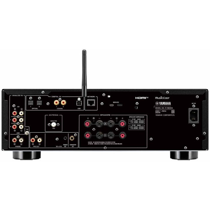 YAMAHA R-N800A プリメインアンプ Yamaha R-N800A Streaming versterker zwart