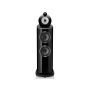 Bowers & Wilkins 803 D4 zwart hoogglans recht voor