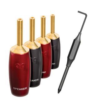 AudioQuest 500 series banaan gold 6 stuks