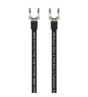 AudioQuest Black Hole GroundGoody aardingskabel 0.75 meter 