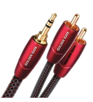 AudioQuest Golden Gate 3.5mm-RCA stereo interlink 5.0 meter