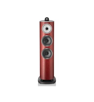 Bowers & Wilkins 804 D4 rosewood zijdeglans recht voor