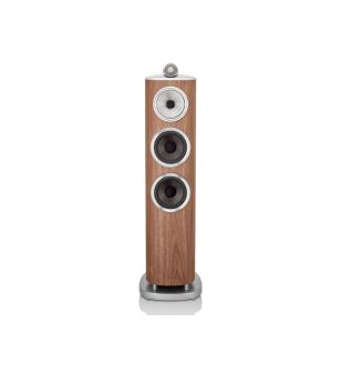 Bowers & Wilkins 804 D4 walnoot zijdeglans recht voor