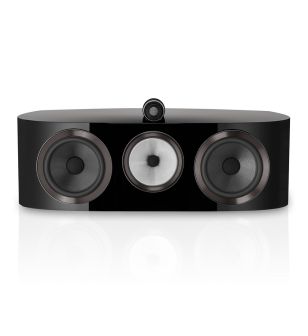 Bowers & Wilkins HTM81 D4 zwart hoogglans recht voor