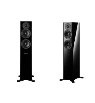 dynaudio evoke 30 black high gloss front