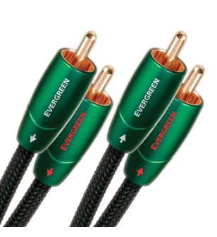 AudioQuest Evergreen RCA stereo interlink 1.0 meter