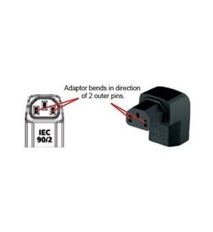 AudioQuest IEC-90/2 haakse spanningsadapter_+1
