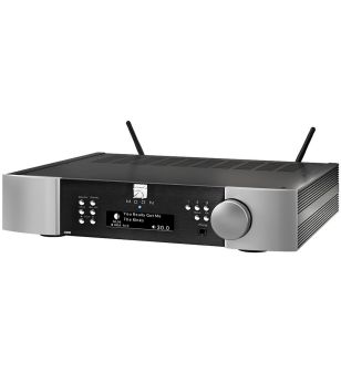 Moon 390 netwerkspeler/ voorversterker zwart zilver