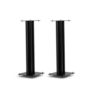 Norstone Stylum 3 zwart satin luidsprekerstand set