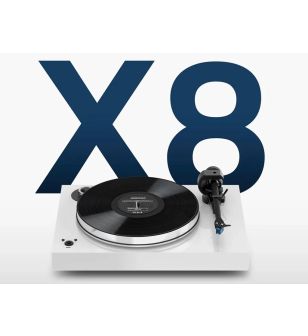 Pro-Ject X8 SuperPack Ortofon Quintet Blue platenspeler wit