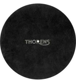 Thorens Leather turntable mat zwart