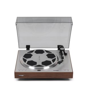 Thorens TD 404 DD platenspeler eiken