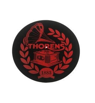 Thorens viltmat zwart/rood