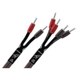 Rocket 33 Single-BiWire luidsprekerkabel banaan zilver-2.5 meter