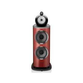 Bowers & Wilkins 801 D4 rosewood zijdeglans recht voor