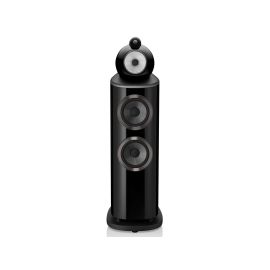 Bowers & Wilkins 803 D4 zwart hoogglans recht voor