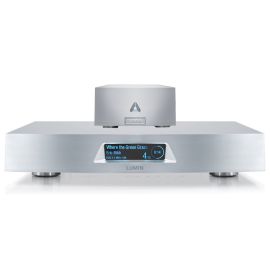 Lumin U1 + X1 Power Supply muziekstreamer transport zilver