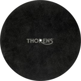 Thorens Leather turntable mat zwart