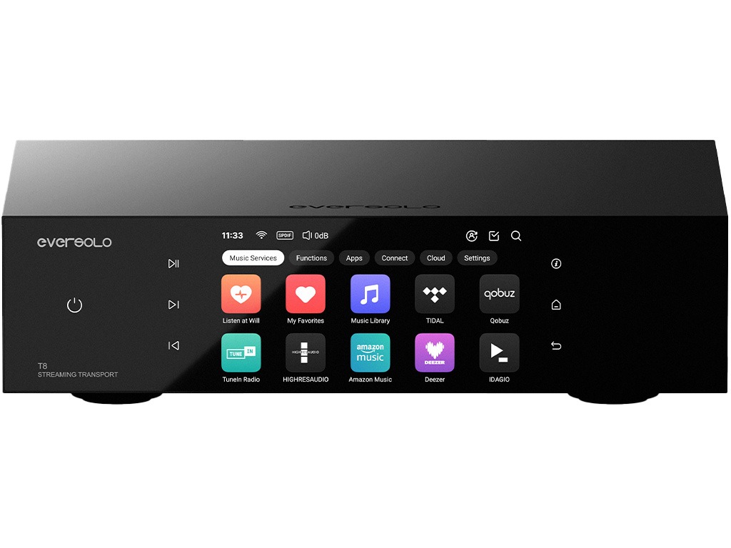 Eversolo T8 streaming transport afbeelding