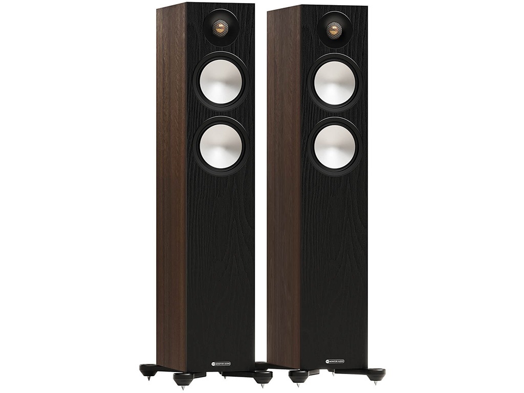 Monitor Audio Bronze 300 7G vloerstaande luidspreker walnoot