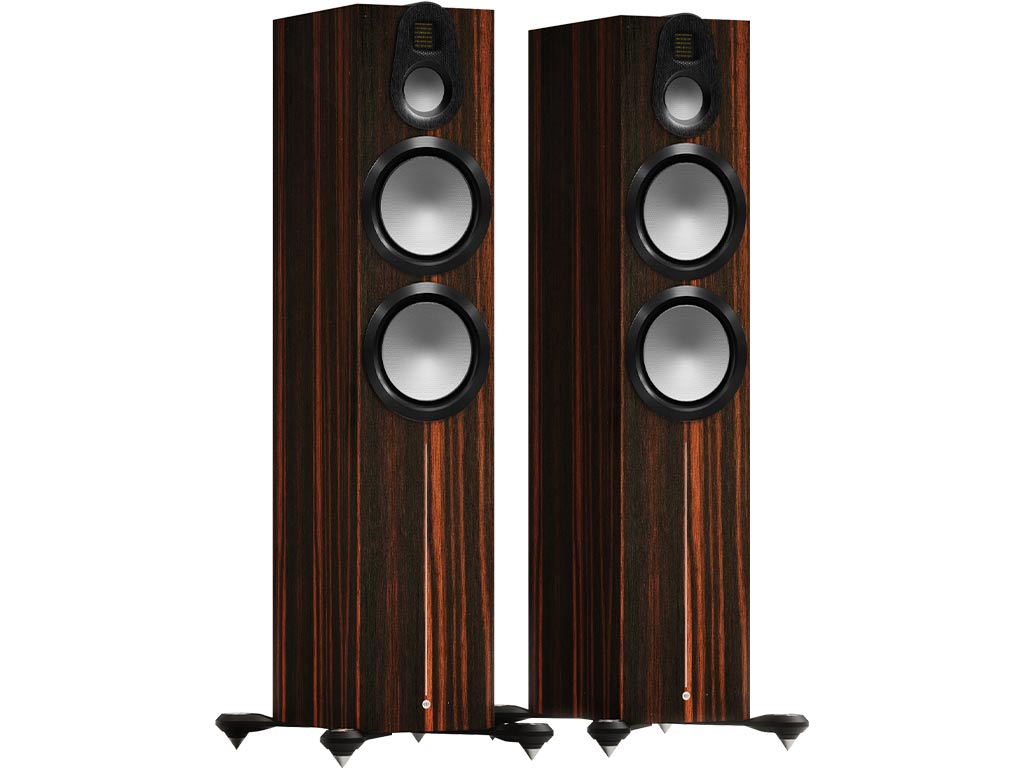 Monitor Audio Gold 500 6G vloerstaande speaker Macassar afbeelding