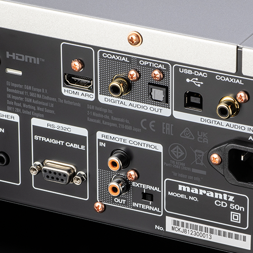 Marantz CD 50n in use