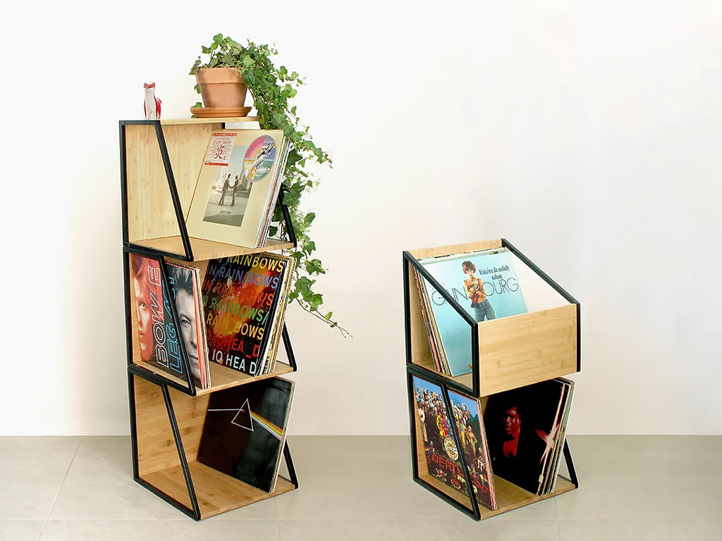 Mogelijkheden van het NorStone Vinyl LP Rack