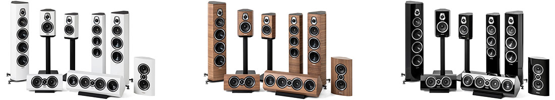 Sonus faber Sonetto uitvoeringen